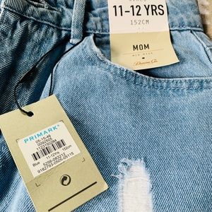 PRIMARK 11-12 yrs Mid Rise MOM jeans